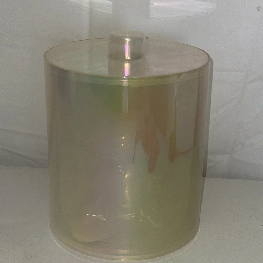 Ice Bucket with Tong Cover Holographic Party Beverage Drink Coolinging Bucket